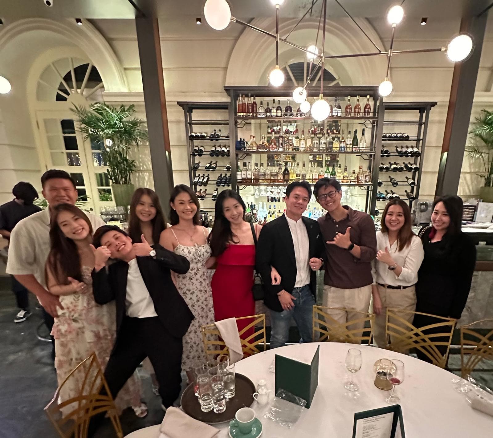 1 ARK advisors at a team dinner